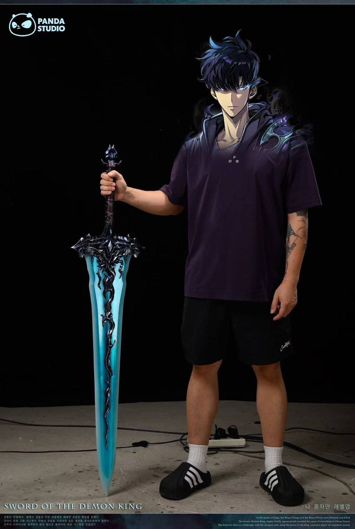 【Pre-Order】1/1 Scale Longsword of The Demon King-Solo Leveling-Panda Studio