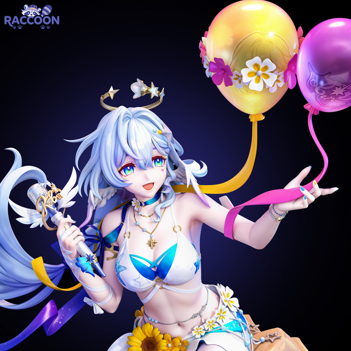 【Pre-Order】1/6 Scale Summeretto Robin-Honkai: Star Rail-Raccoon (XHX) Studio