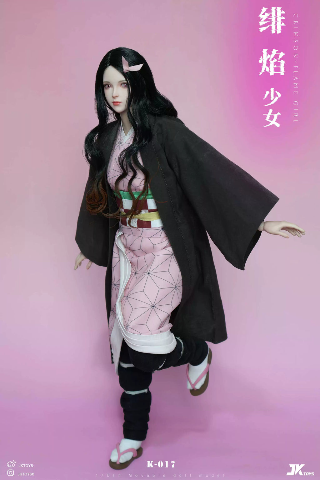 【Pre-Order】1/6 Scale Crimson flame Girl Nezuko Cosplay Version-Demon Slayer-JKtoys Studio