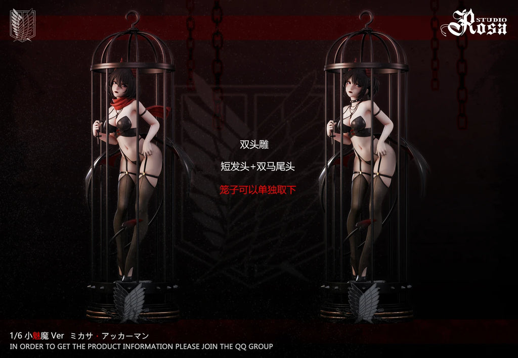 【Pre-Order】1/6 Scale Succubus Mikasa Ackerman-Attack on Titan-Rosa Studio