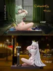 【Pre-Order】1/6 Scale Yani Neko and Black Hanekawa-Chainsmoker Cat-Hero Goblin Studio