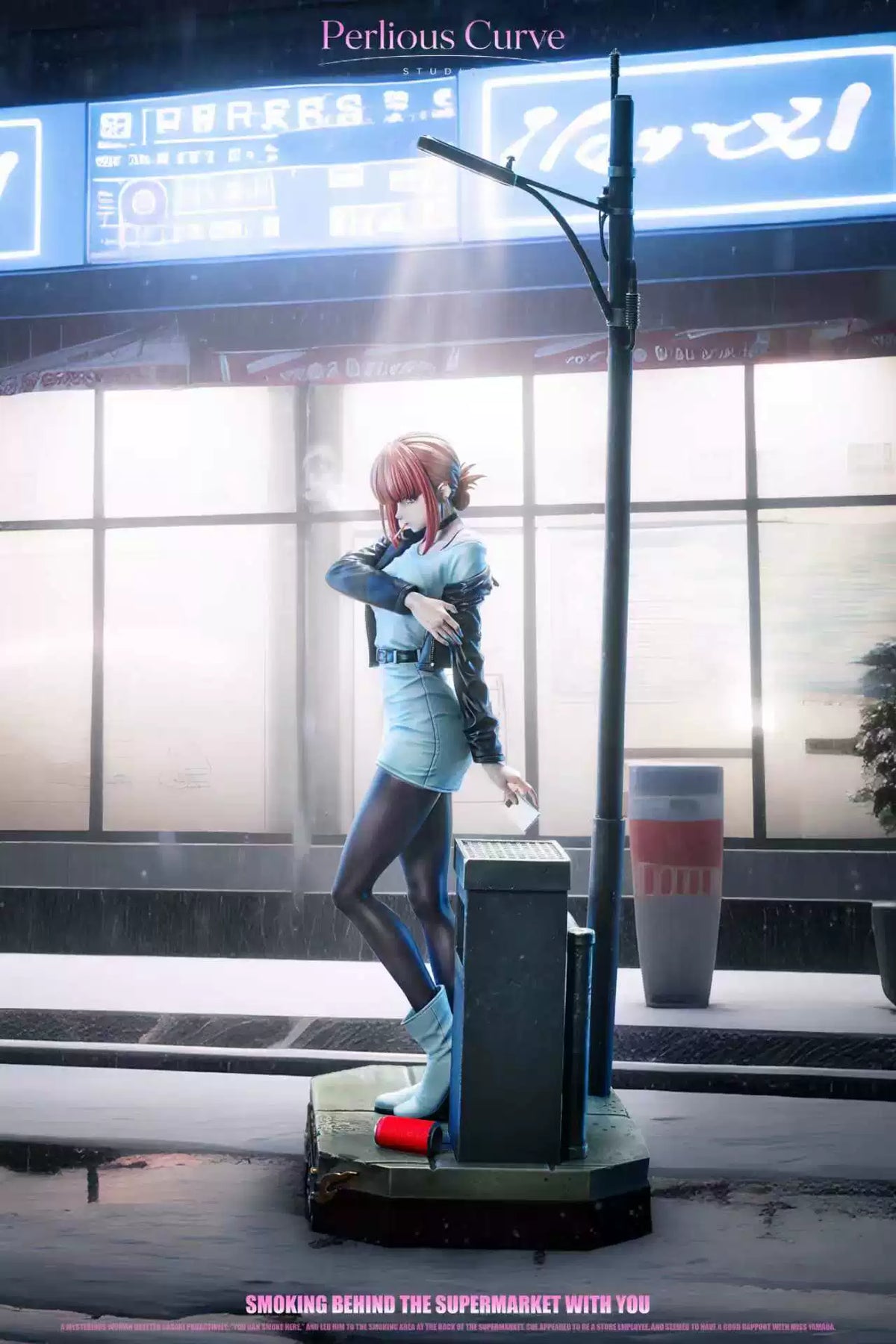 【Pre-Order】1/6 Scale Tayama-Smoking Behind the Supermarket-Perilous Curve Studio