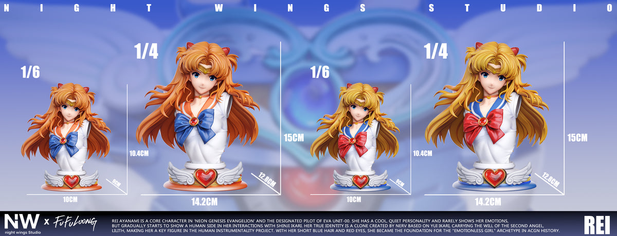 【Pre-Order】1/6 and 1/4 Scale Ayanami Rei-EVA-Night Wing Studio