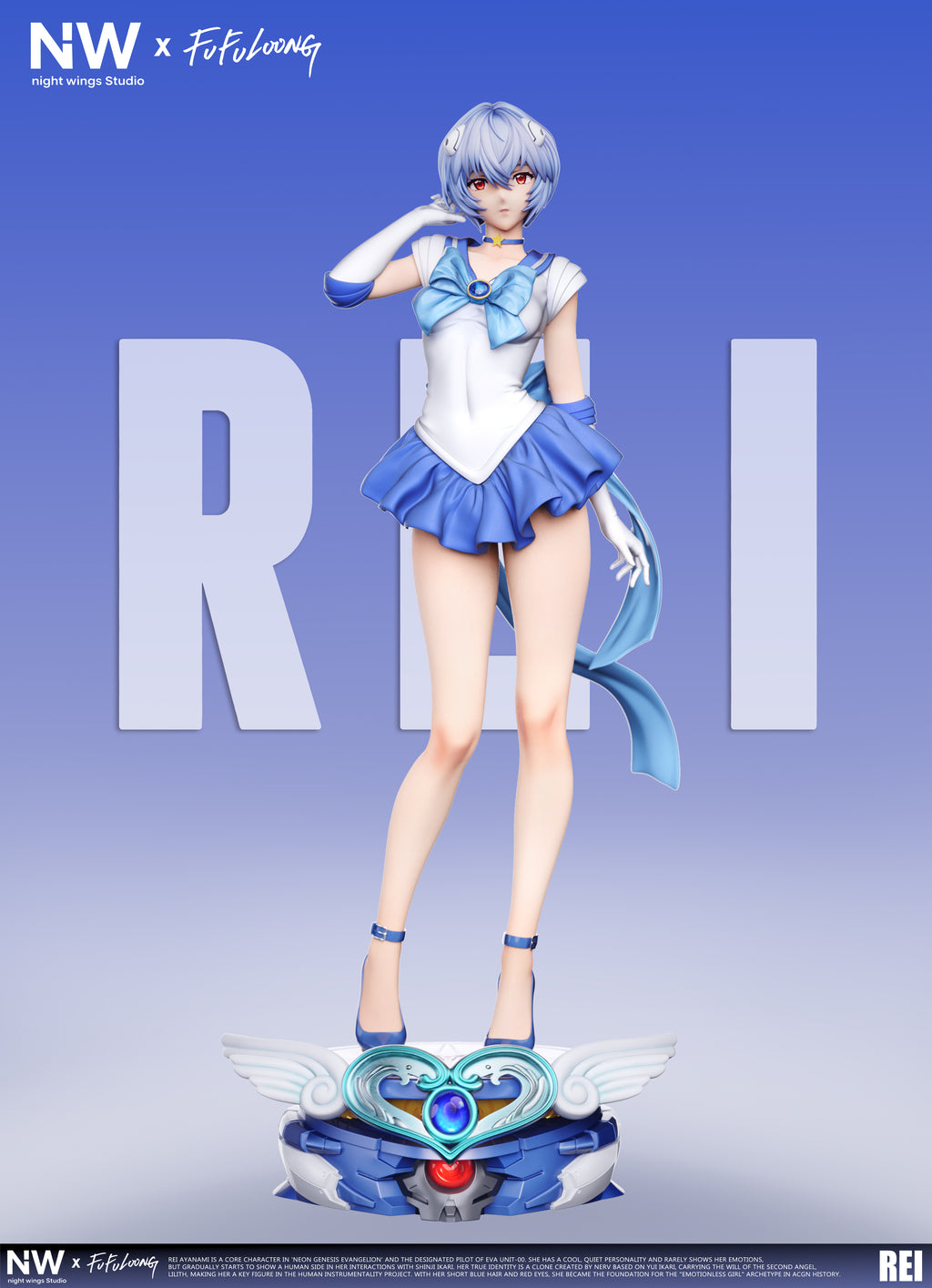 【Pre-Order】1/6 and 1/4 Scale Ayanami Rei-EVA-Night Wing Studio